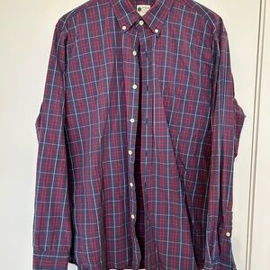 J. Crew Red and Blue Plaid Casual Shirt
